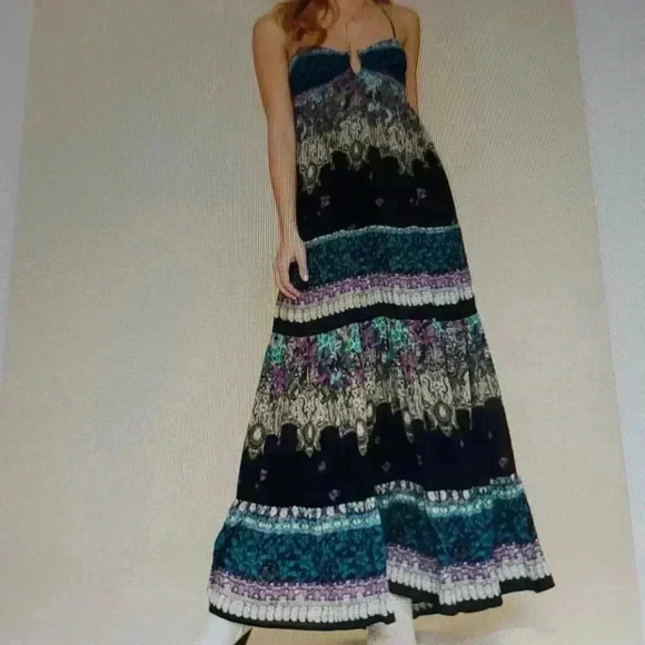 FREE PEOPLE GIVE A LITTLE MAXI DRESS - Picture 1 of 5